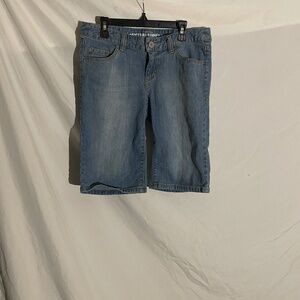 Long Jean shorts
